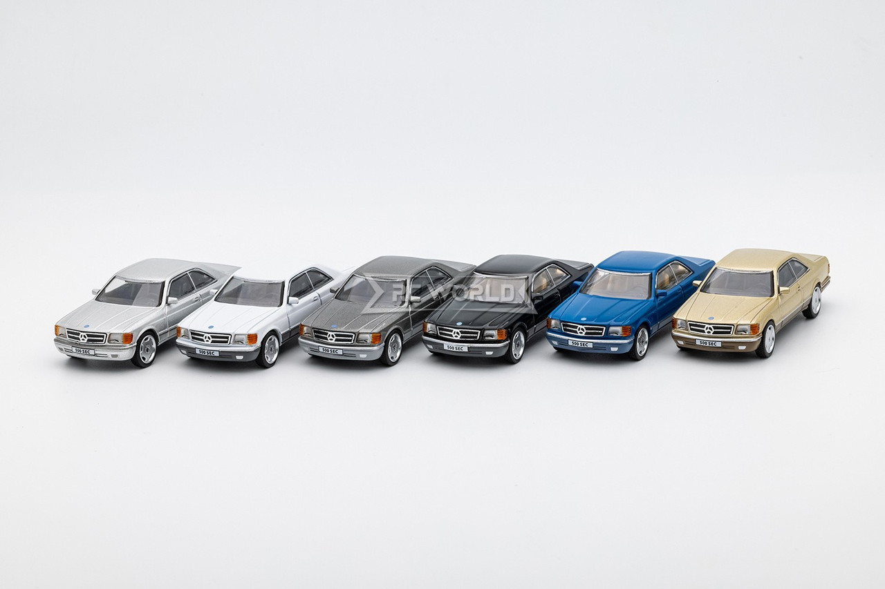 GCD 1/64 MERCEDES BENZ 500SC Die Cast Car -BLACK-