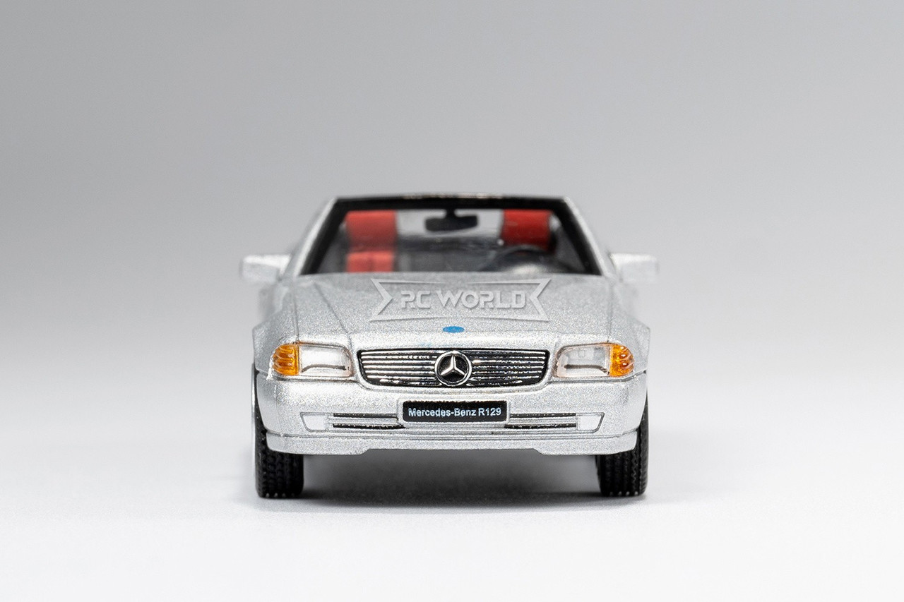 GCD 1/64 MERCEDES BENZ SL500 Convertible 2001 Die Cast Car -SILVER-