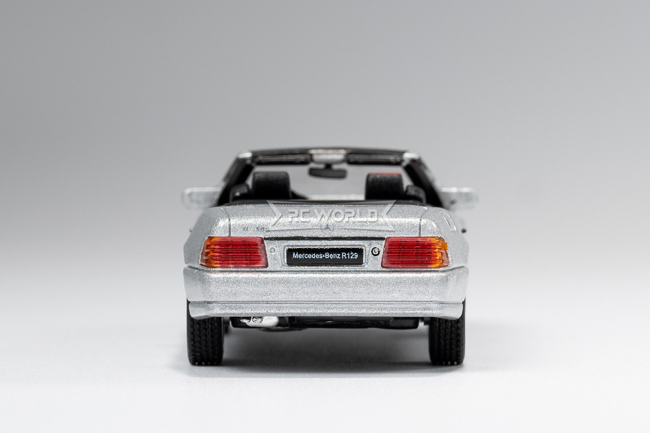 GCD 1/64 MERCEDES BENZ SL500 Convertible 2001 Die Cast Car -SILVER-