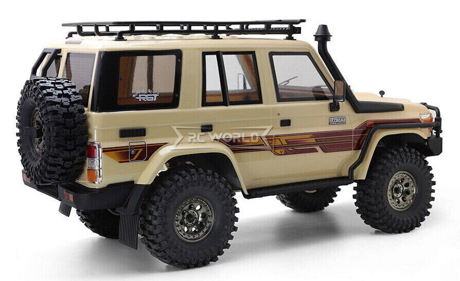 RC 1/10 TOYOTA LAND CRUISER LC76 2-Speed w/ LED - GREY -RTR--