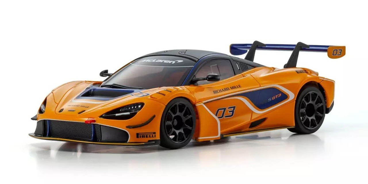 Kyosho 1/28 Mini Z Body McLaren 720S GT3 -WHITE-#MZP255W