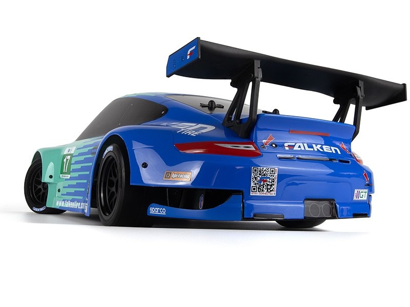 HPI Sport 3 PORSCHE 911 GT3 RSR Falken Flux BRUSHLESS 4wd -RTR-
