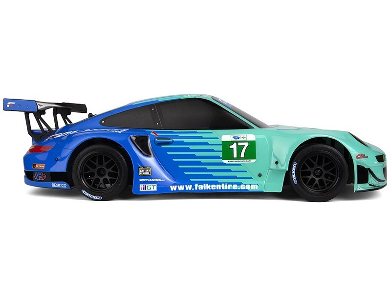 HPI Sport 3 PORSCHE 911 GT3 RSR Falken Flux BRUSHLESS 4wd -RTR-