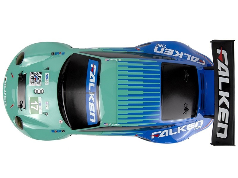 HPI Sport 3 PORSCHE 911 GT3 RSR Falken Flux BRUSHLESS 4wd -RTR-