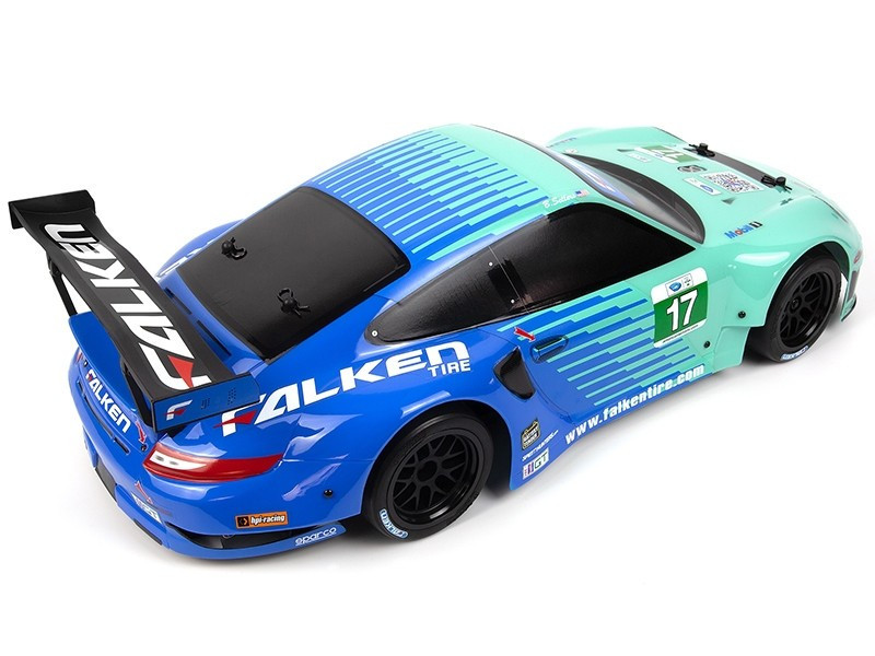 HPI Sport PORSCHE 911 GT3 RSR Falken Flux BRUSHLESS 4wd -RTR-