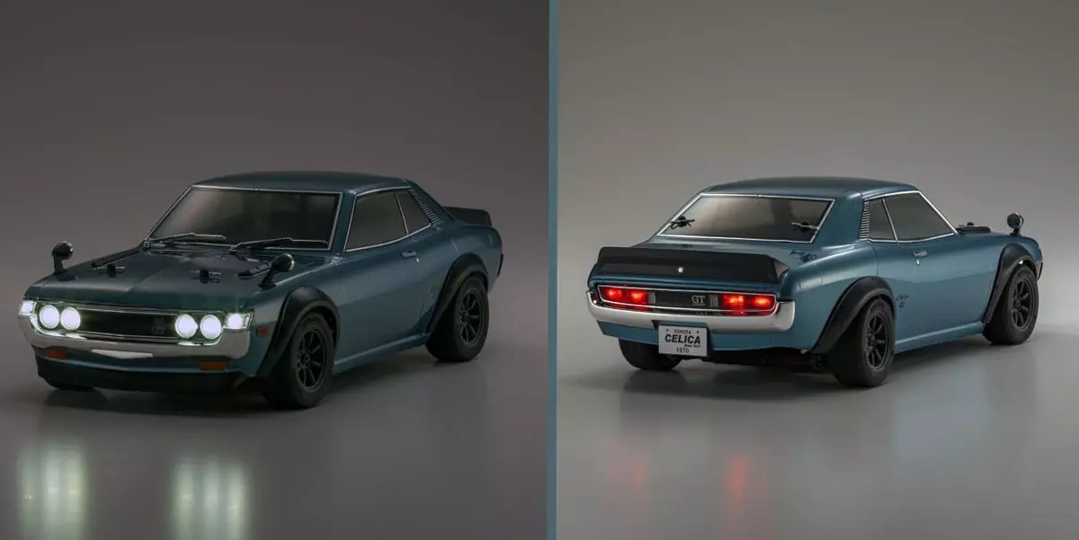 Kyosho RC Car 1970 TOYOTA CELICA GT Tuned 4wd W/ BATTERY/CHARGER