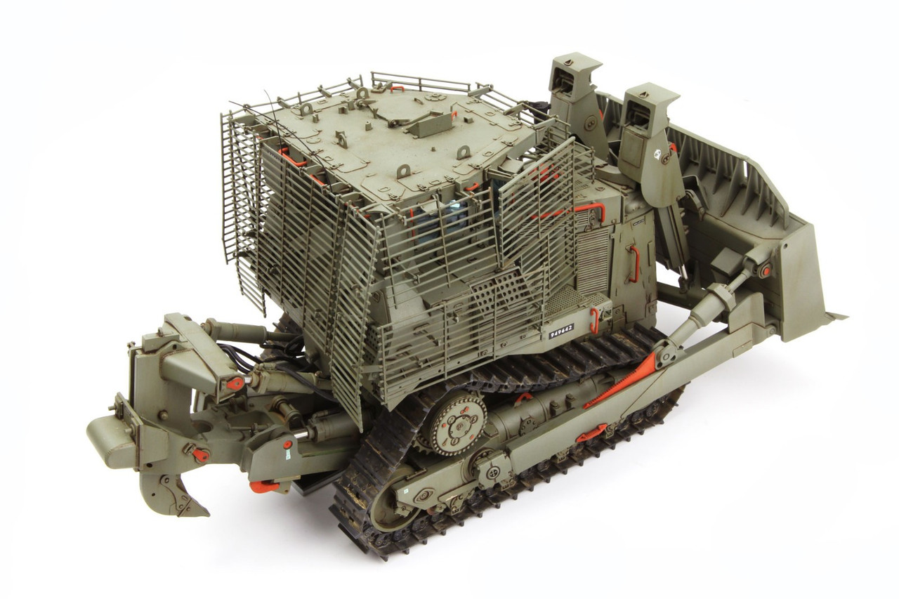 Meng 1/35 D9R ARMORED BULLDOZER W/ SLAT ARMOR Plastic Model Kit