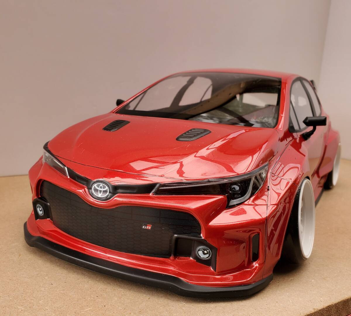 Reve D 1/10 RC Car BODY TOYOTA COROLLA GR Cusco Body -CLEAR- #DB-GRCC