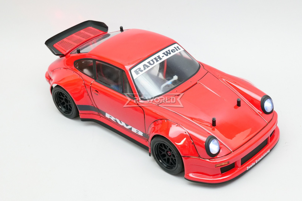 RC 1/10 PORSCHE 930 TURBO RWB Brushless AWD Street Car -RTR- *RED*