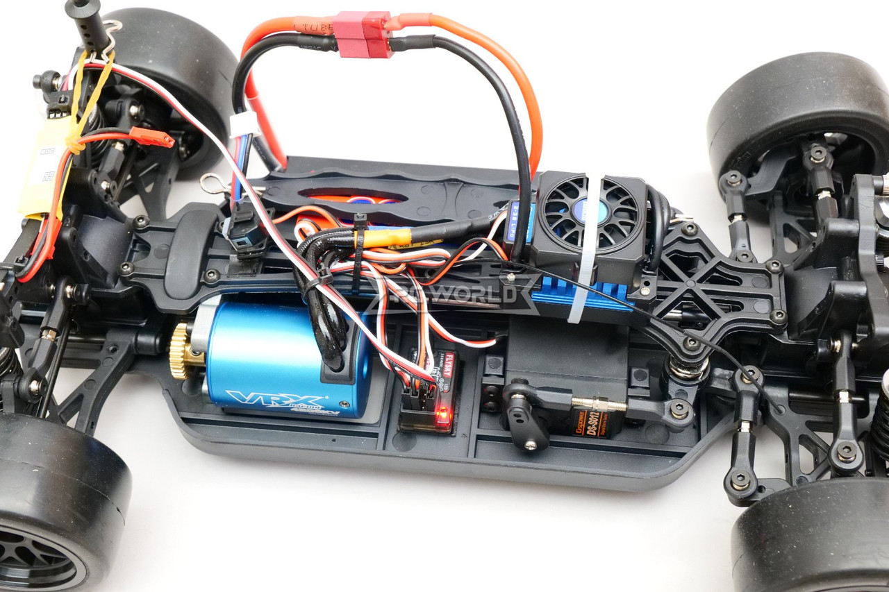 RC 1/10 PORSCHE 930 TURBO RWB Brushless AWD Street Car -RTR- *RED*