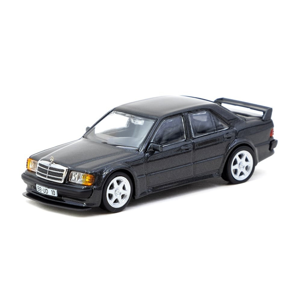 メルセデス 190E Evo 1 ミニカー Tarmac Works 1/64 MERCEDES BENZ 190E 2.5 EVO Die Cast Model -BLACK-
