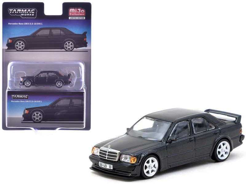 Tarmac Works 1/64 MERCEDES BENZ 190E 2.5 EVO Die Cast Model -BLACK-