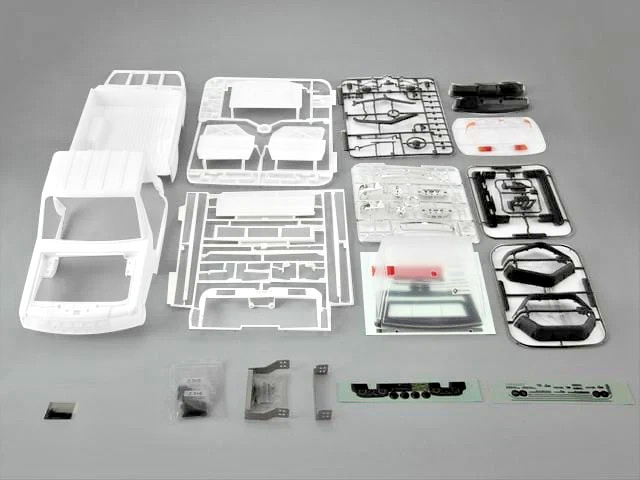 RC 1/10 Truck HARD Body TOYOTA LAND CRUISER LC70 323MM -WHITE- #48732