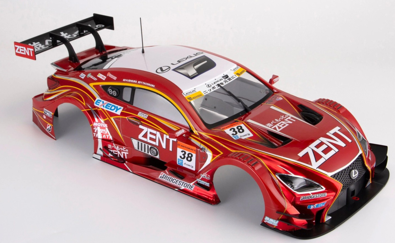 RC 1/10 BODY Shell LEXUS RCF ZENT CERUMO Body *FINISHED* #48661