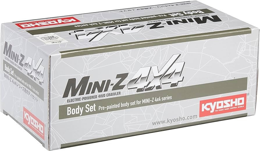 Kyosho RC 1/28 Mini Z Body JEEP WRANGLER RUBICON -YELLOW- #MXB01Y
