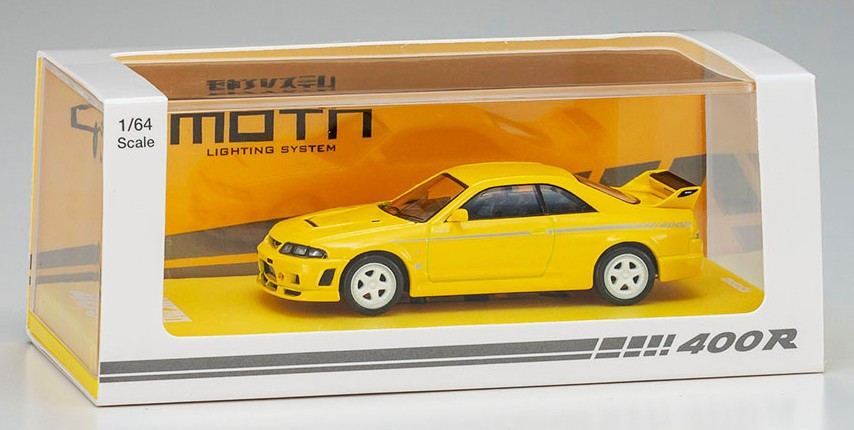 Kyosho 1/64 NISSAN R32 400R Nismo MOTN Model Car w/ LED LIGHTS W/ BASE
