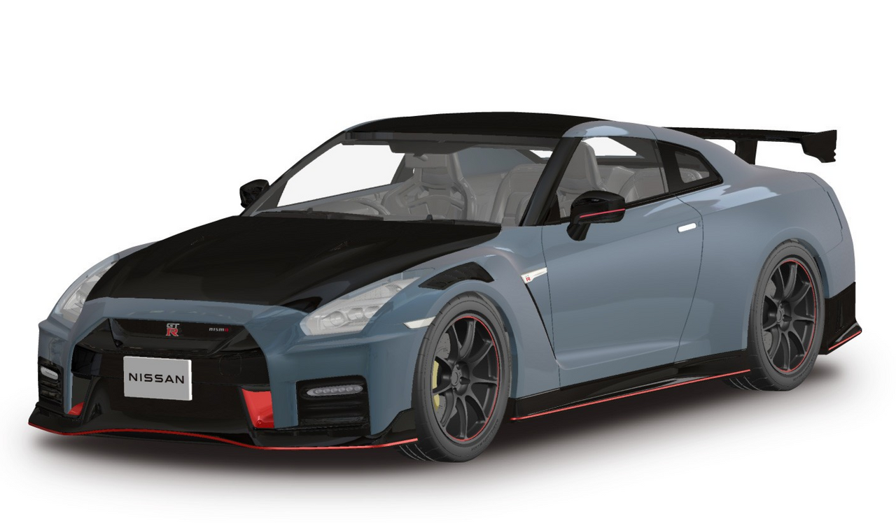 Aoshima 1/24 Snap NISSAN R35 SKYLINE GT-R Nismo 2022 Model Kit -GRAY-