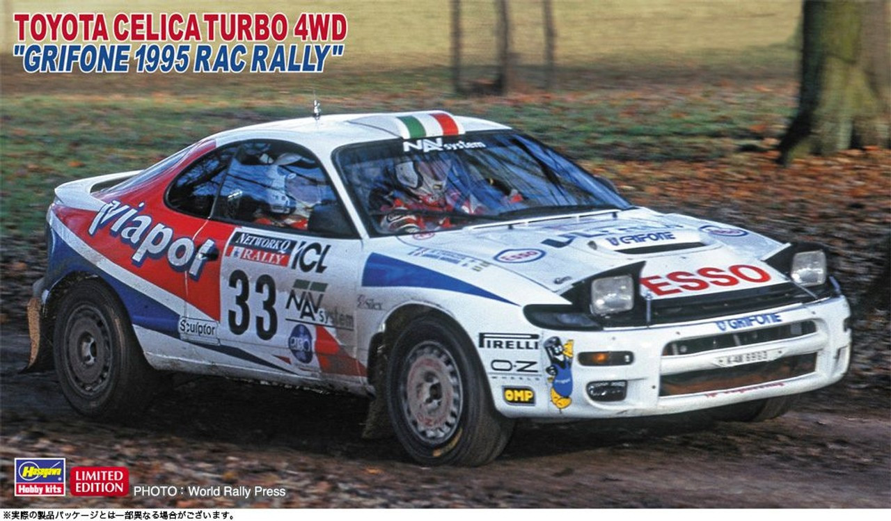 Hasegawa 1/24 Toyota Celica Turbo 4WD `Grifone 1995 RAC Rally