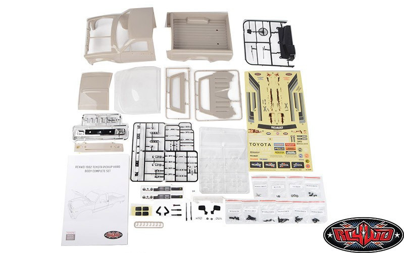RC4WD 1982 TOYOTA PICKUP Hard Body -UNPAINTED- Z-B0257