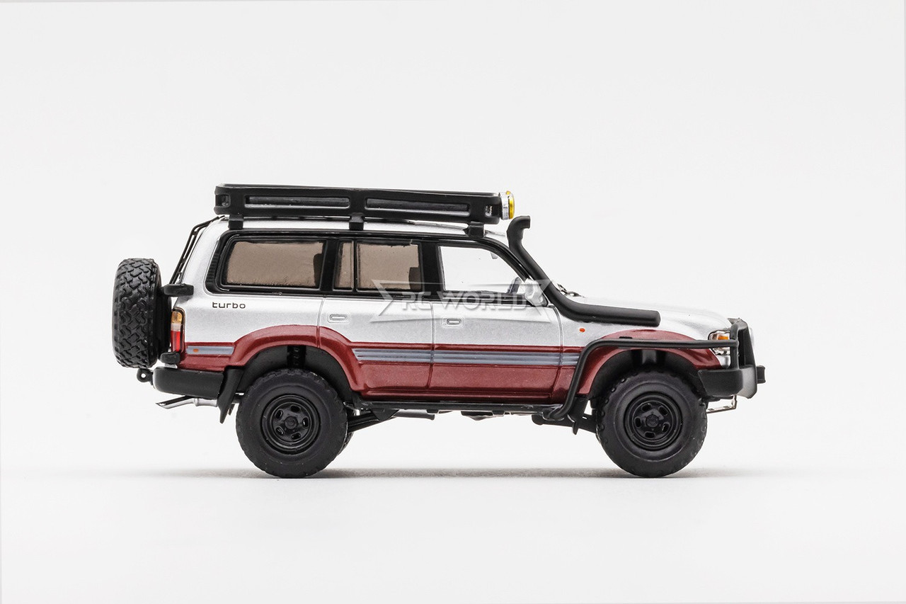GCD 1/64 TOYOTA LAND CRUISER LC80 W/ Accessories Die Cast Truck -2