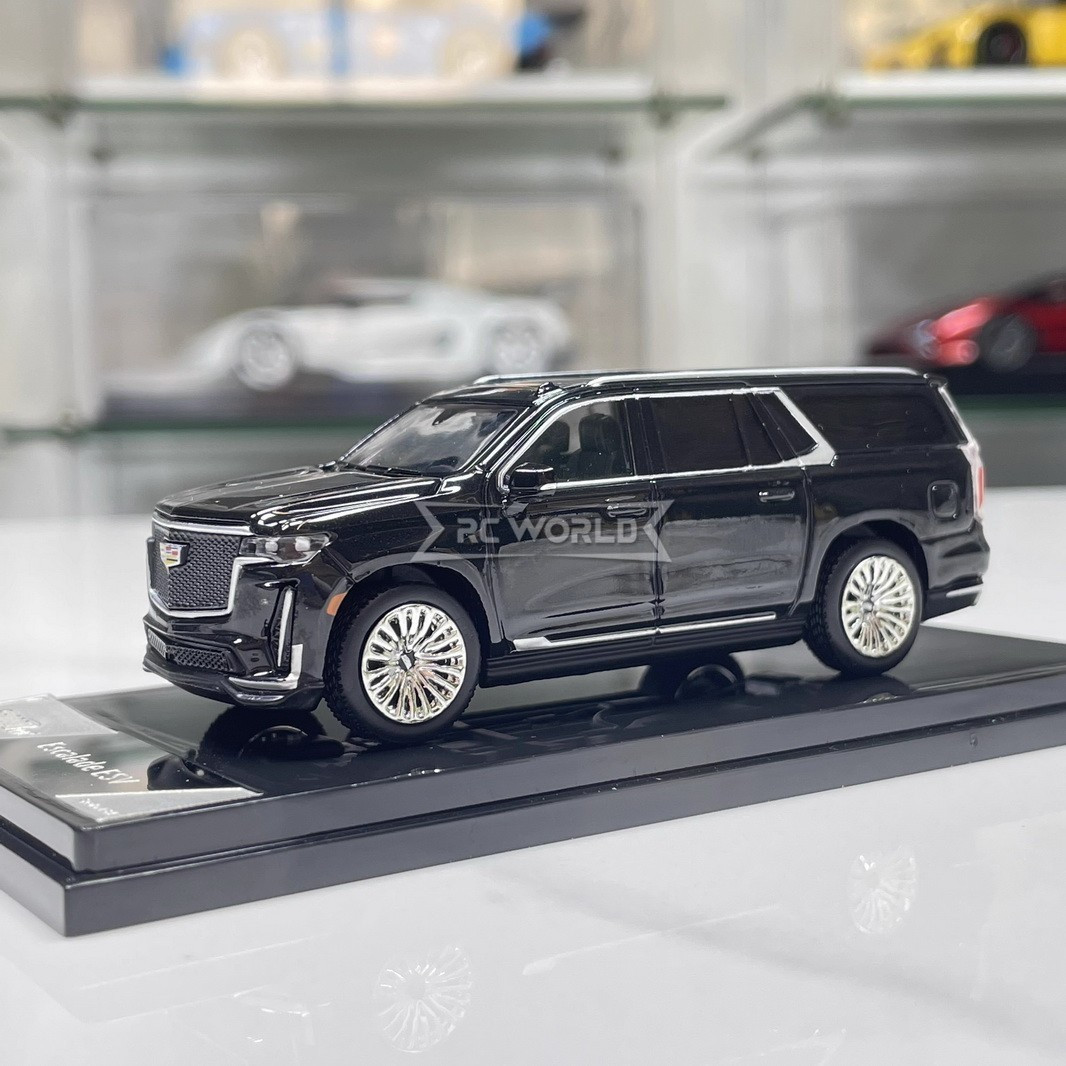 GCD 1/64 CADILLAC ESCALADE ESV Die Cast Truck -BLACK-