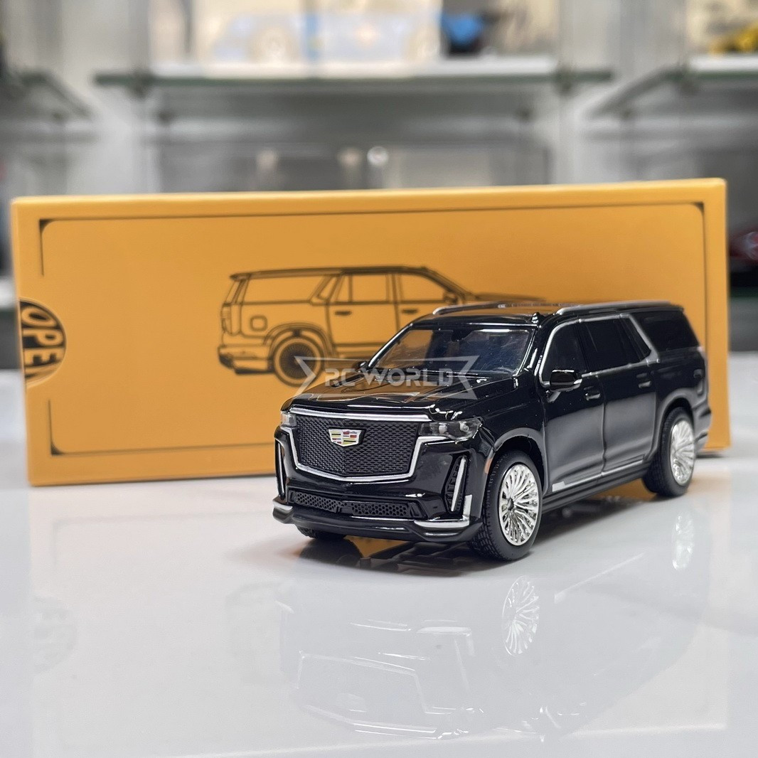 GCD 1/64 CADILLAC ESCALADE ESV Die Cast Truck -BLACK-