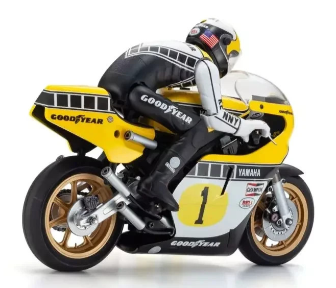 Kyosho 1/8 RC BIKE YAMAHA YZR500 Motorcycle 1978 HOR Hang On Rider