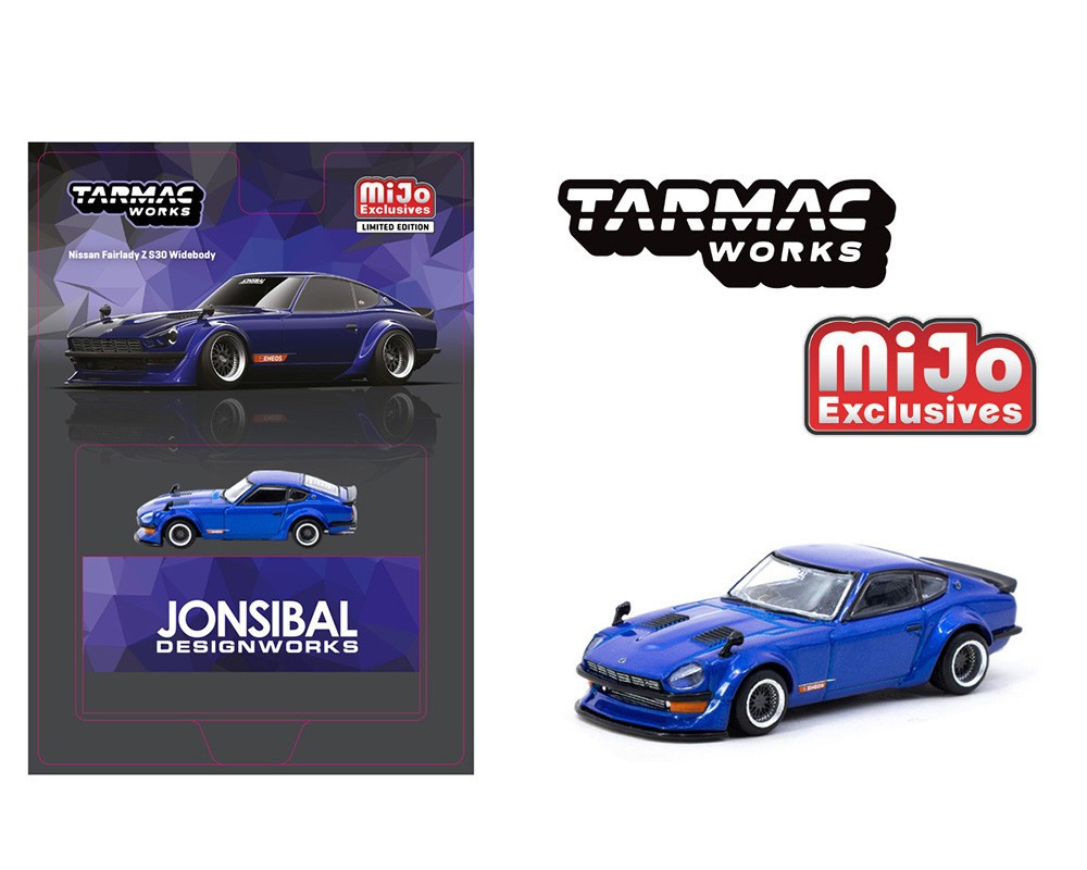 Tarmac 1/64 NISSAN FAIRLADY Z S30 Widebody JON SIBAL Die cast