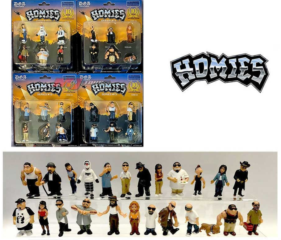 DGA 1/24 HOMIES SERIES 13 Low Rider FIGURES 6-Pack #20266 (1/4)