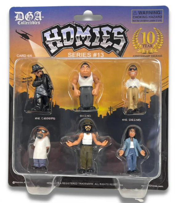 DGA 1/24 HOMIES SERIES 13 Low Rider FIGURES 6-Pack #20266 (3/4)