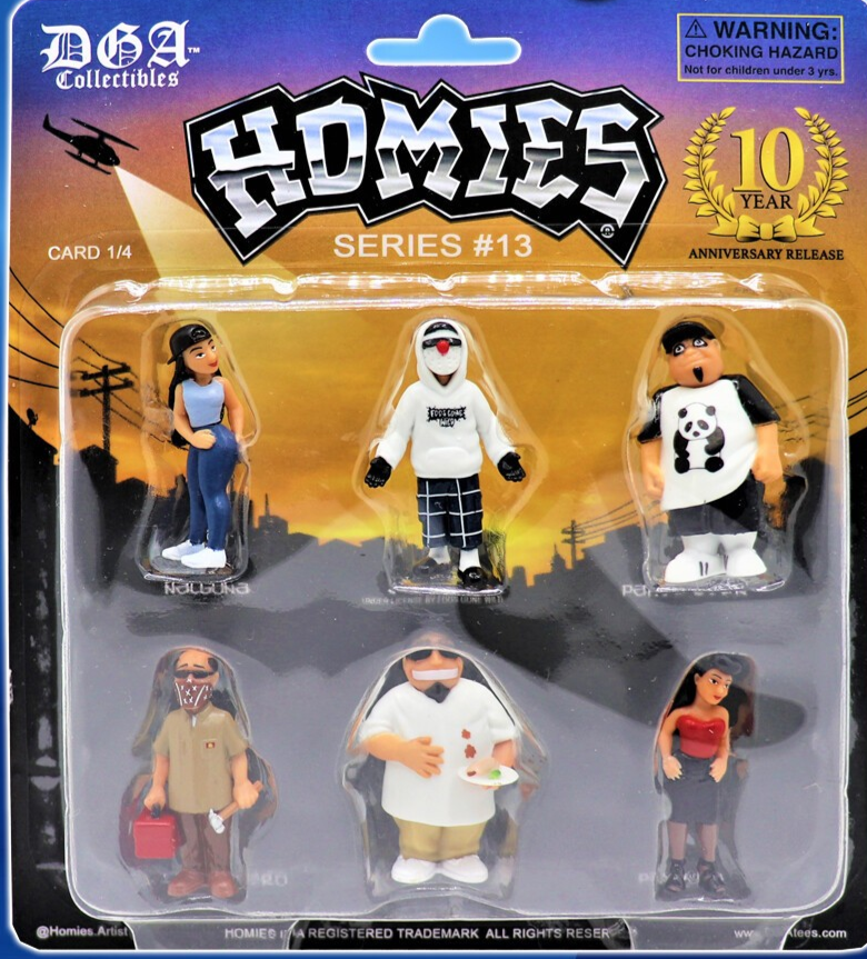DGA 1/24 HOMIES SERIES 13 Low Rider FIGURES 6-Pack #20266 (3/4)