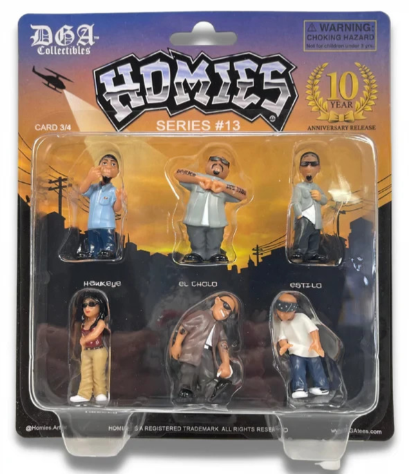 DGA 1/24 HOMIES SERIES 13 Low Rider FIGURES 6-Pack #20266 (3/4)