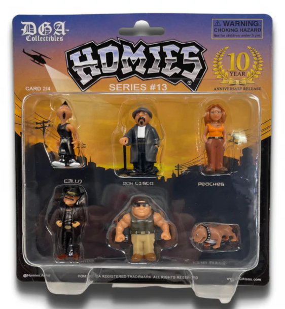 DGA 1/24 HOMIES SERIES 13 Low Rider FIGURES 6-Pack #20266 (4/4)