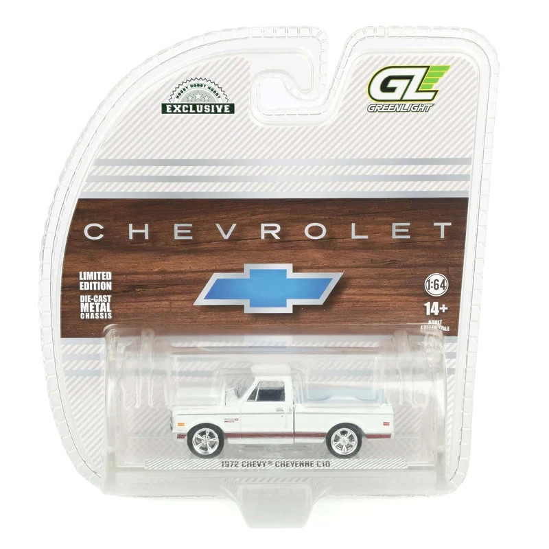 Greenlight 1/64 CHEVY 1972 CHEYENNE C10 Short Bed Pick Up Truck