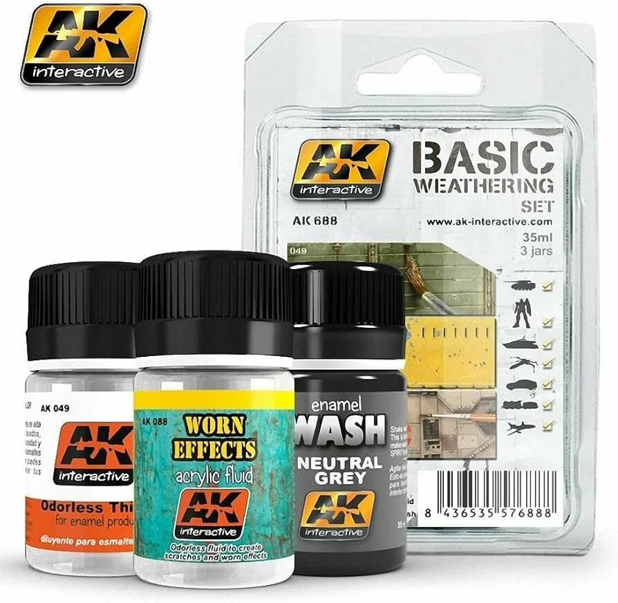 AK Interactive WINTER WEATHERING Set AK-4270