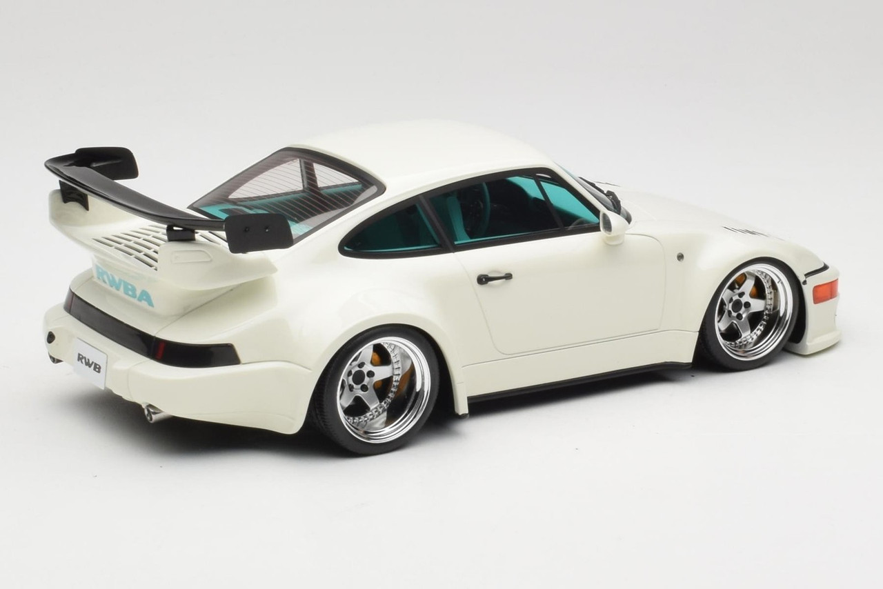 1/18 PORSCHE 911 Slant Nose RWB Model Car -WHITE-