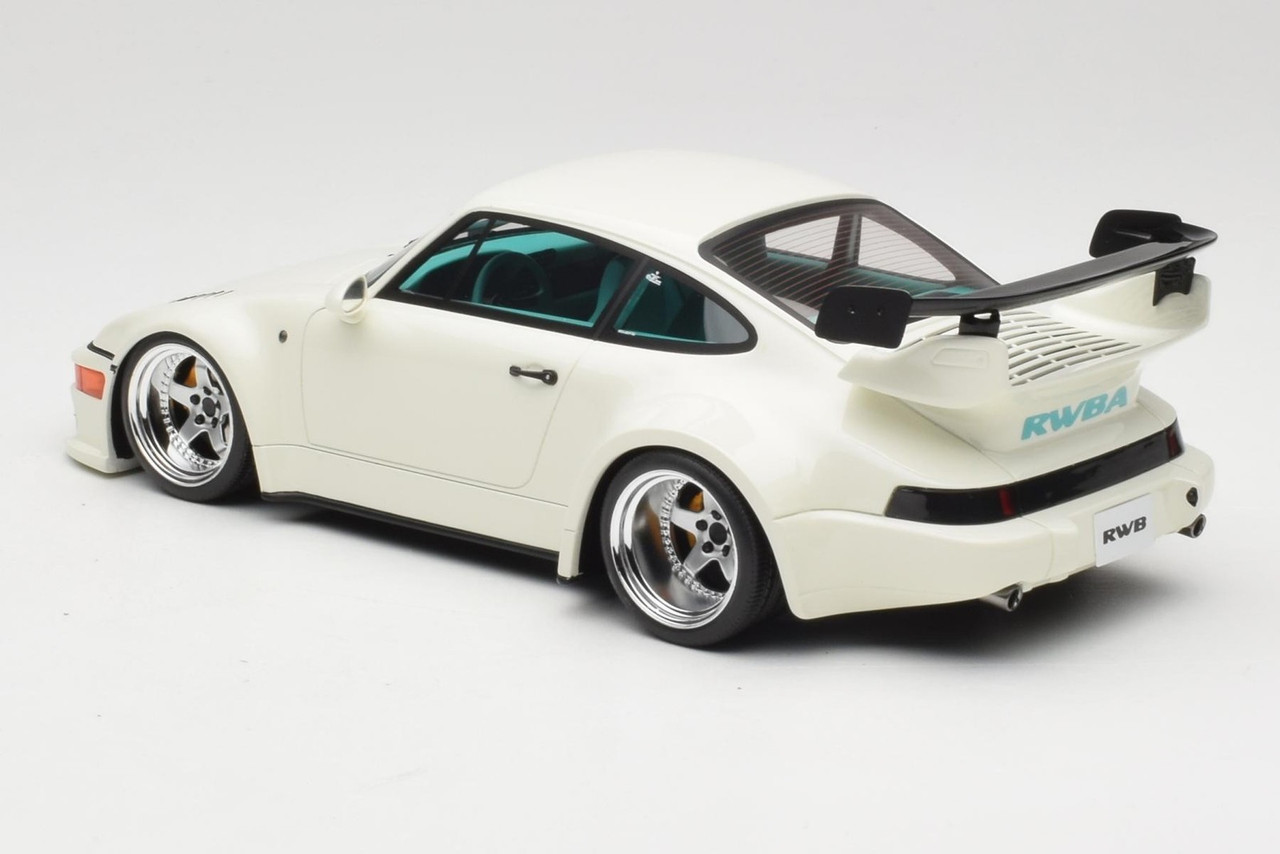 1/18 PORSCHE 911 Slant Nose RWB Model Car -WHITE-