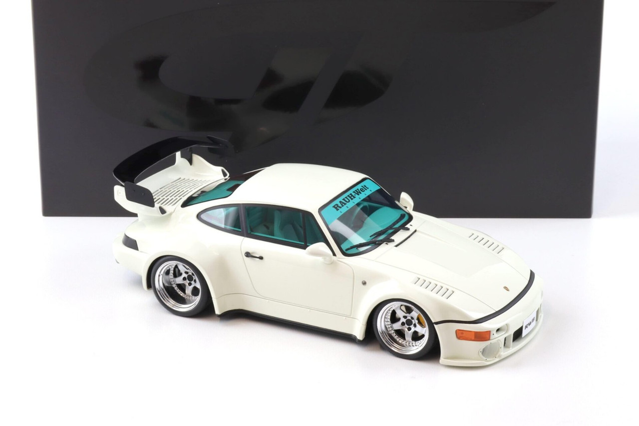 RWB 911 ホワイト ミニカー 1/18 1/18 PORSCHE 911 Slant Nose RWB Model Car -WHITE-