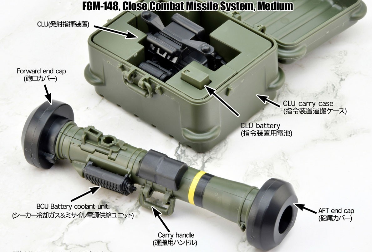 TomyTec Little Armory 1/12 ANTI-TANK RPG JAVELIN FGM148 LA103