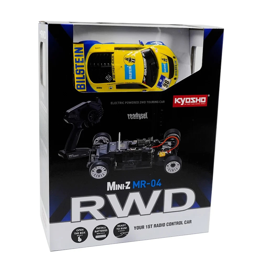 ホビーラジコン KYOSHO Mini-Z Audi R8 LMS Kyosho 1/28 2015 Audi R8 LMS MINI-Z RWD RTR, Black | Tower Hobbies