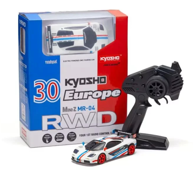 Kyosho RC Mini Z MCLAREN F1 GTR KE 30TH Anniversary MR-04 RWD -RTR