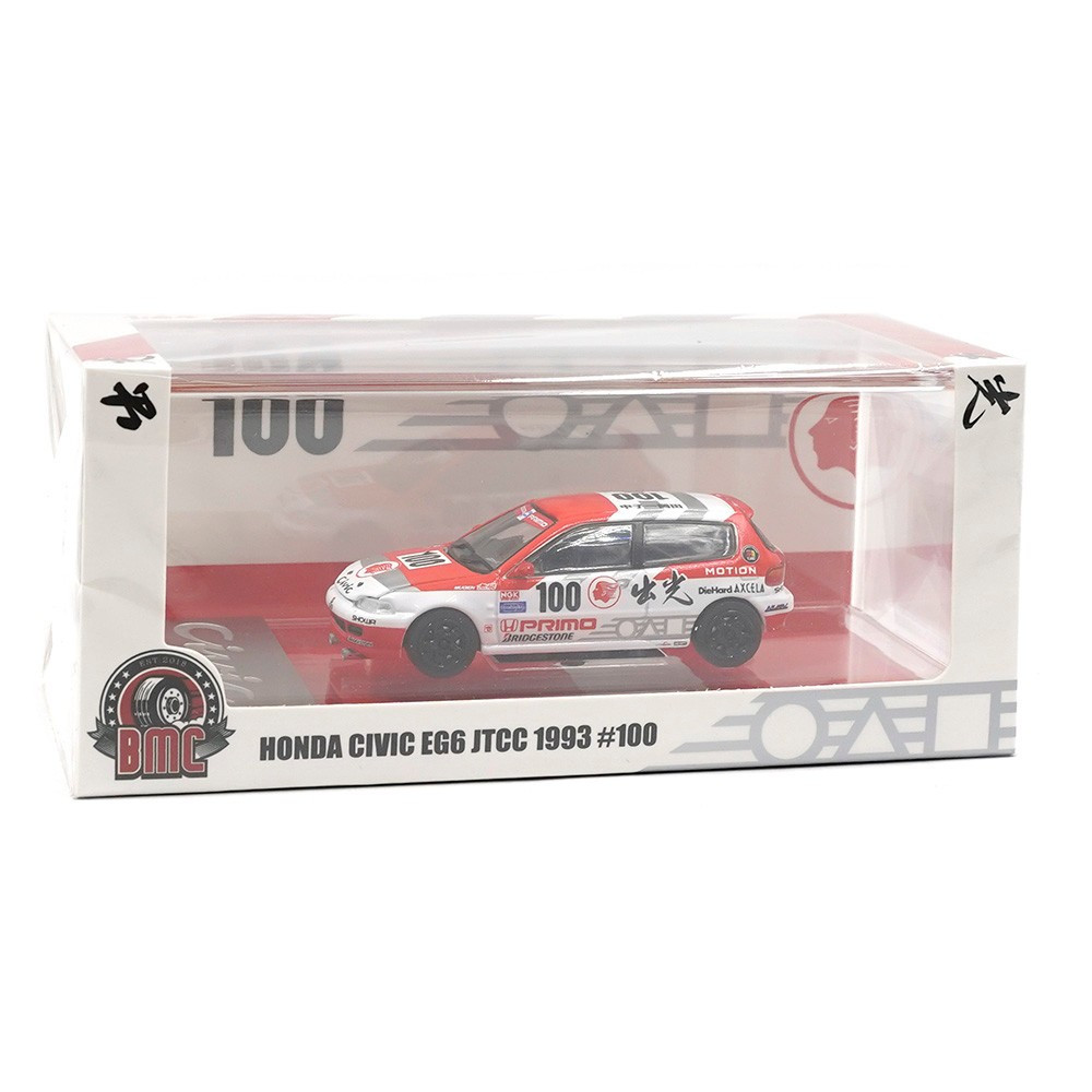 BMC 1/64 Die Cast HONDA CIVIC EG6 IDEMITSU JTCC Model Car #64B0479