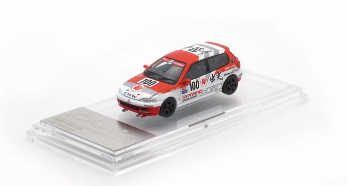 BMC 1/64 Die Cast HONDA CIVIC EG6 IDEMITSU JTCC Model Car #64B0479