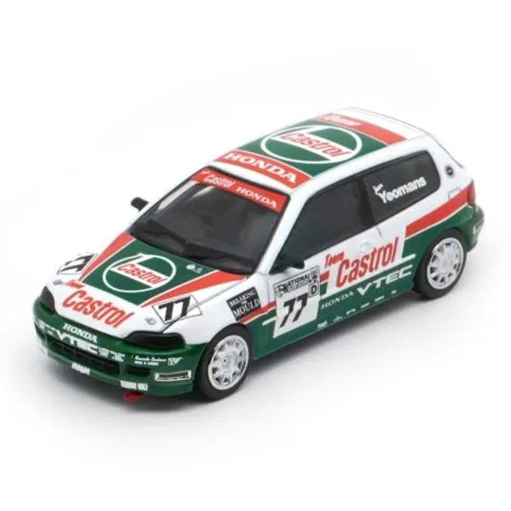 BMC 1/64 Die Cast HONDA CIVIC EG6 CASTROL #77 Model Car #64B0478