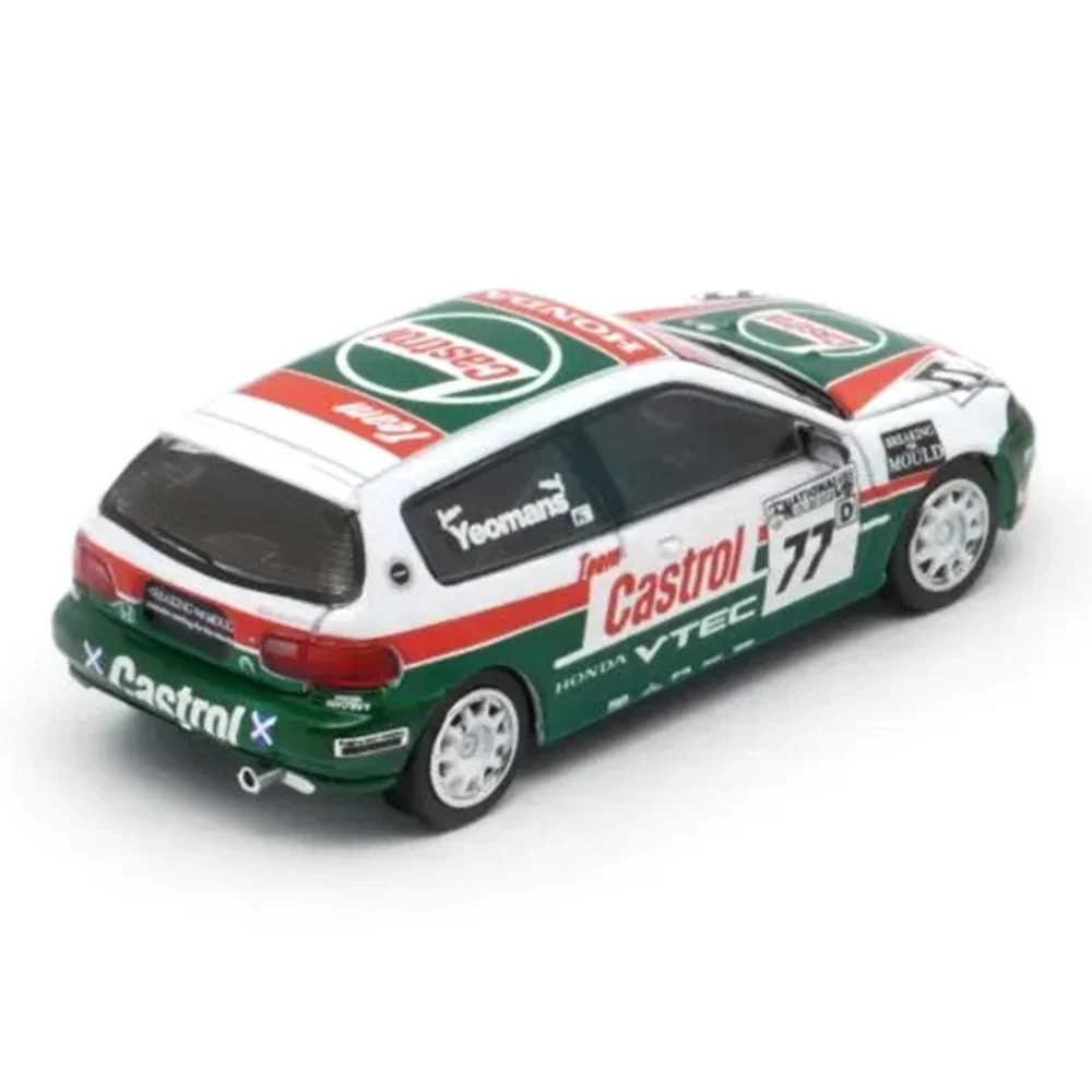 BMC 1/64 Die Cast HONDA CIVIC EG6 CASTROL #77 Model Car #64B0478