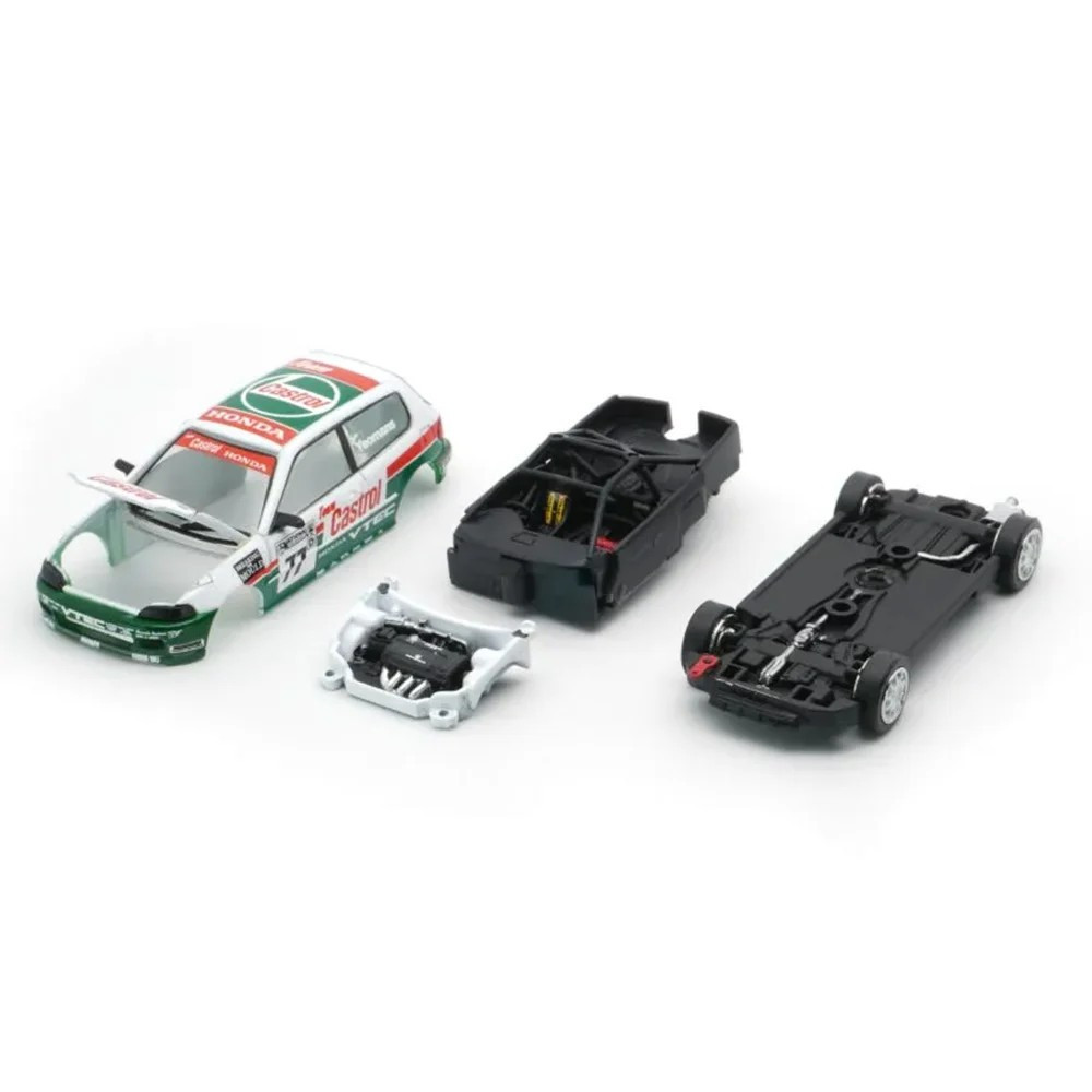 BMC 1/64 Die Cast HONDA CIVIC EG6 CASTROL #77 Model Car #64B0478