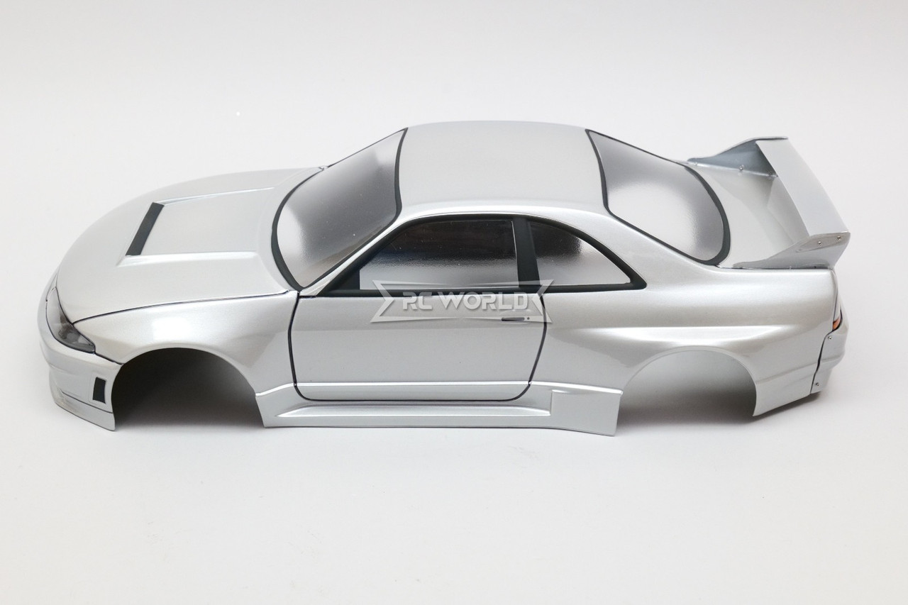 RC 1/10 Scale Body NISSAN SKYLINE R33 Painted Shell 257mm -SILVER-