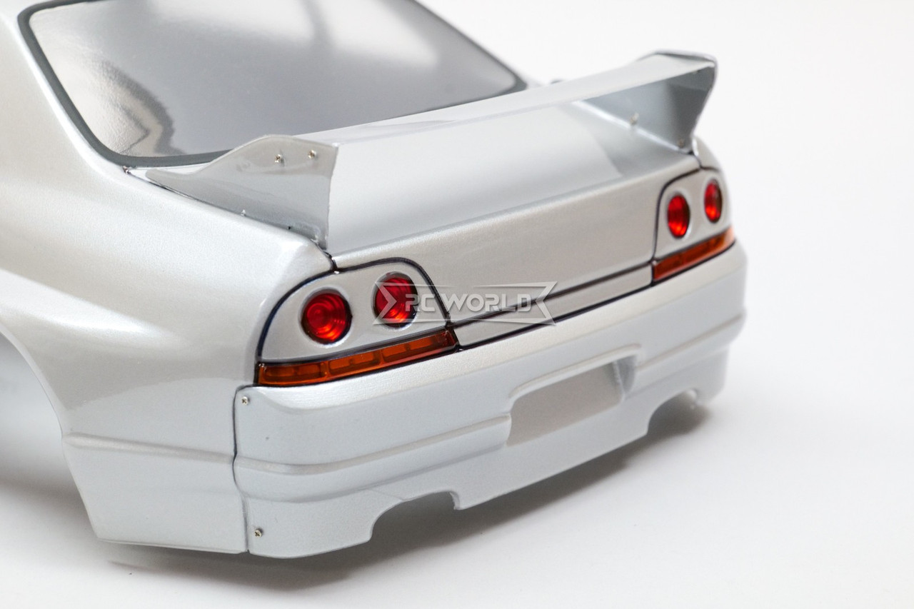 RC 1/10 Scale Body NISSAN SKYLINE R33 Painted Shell 257mm -SILVER-