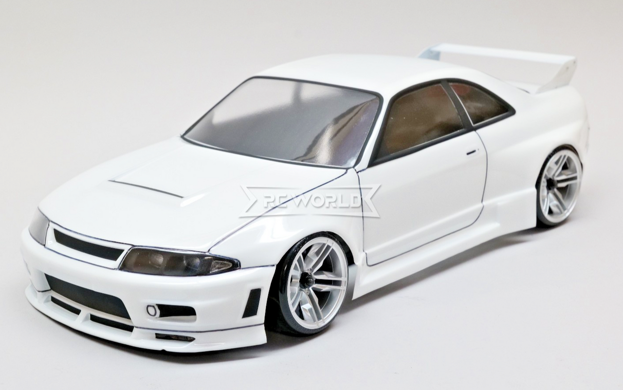 Custom RC 1/10 Drift NISSAN SKYLINE R33 AWD Belt CAR *RTR* -SILVER-