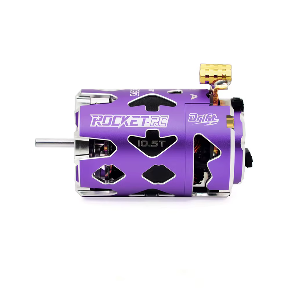 Rocket RC Brushless 540 DRIFT MOTOR Sensored 13.5T -PURPLE-